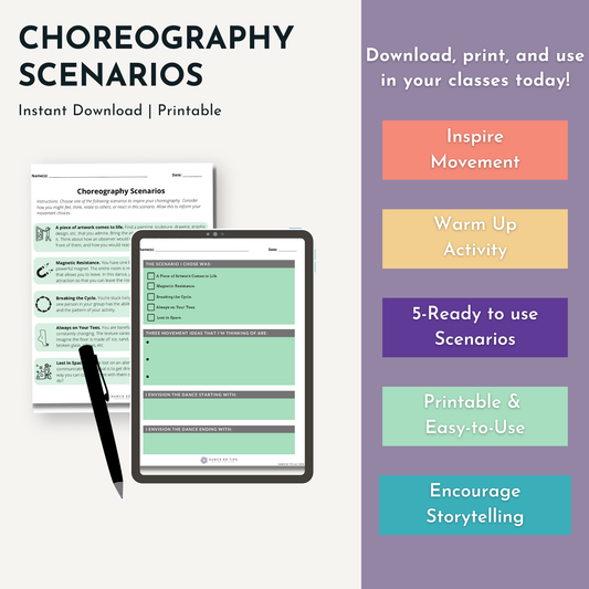 Choreography Scenarios Packet