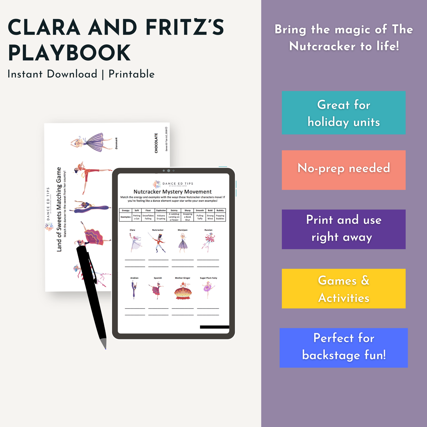 Clara and Fritz's Playbook (Digital Download)