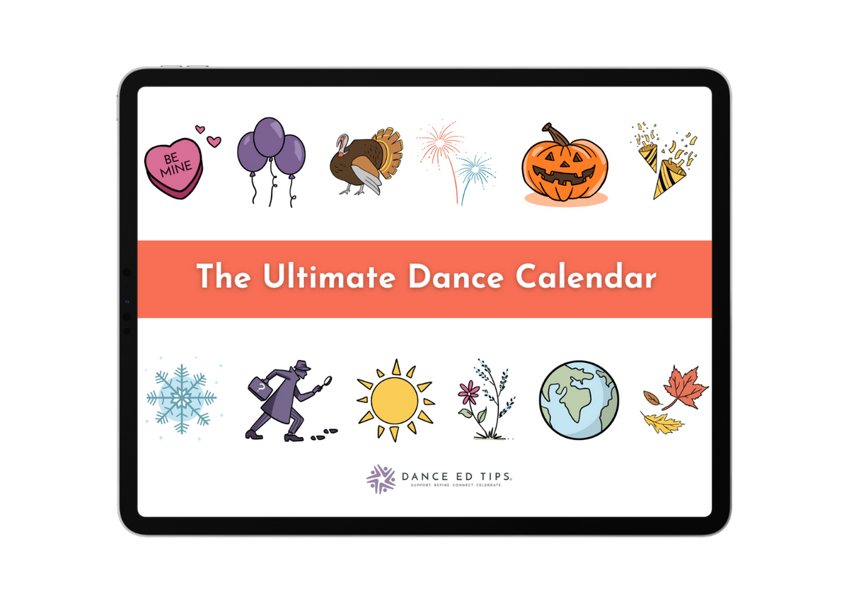 Ultimate Dance Teacher Calendar
