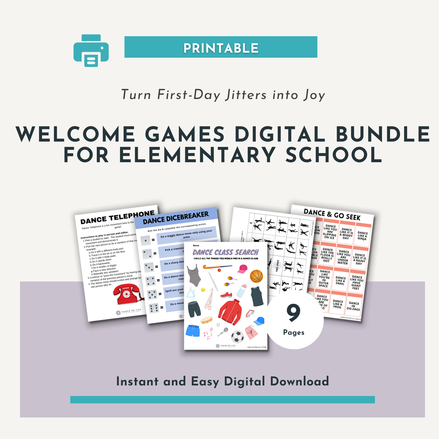 Welcome Games Bundle for Elementary School