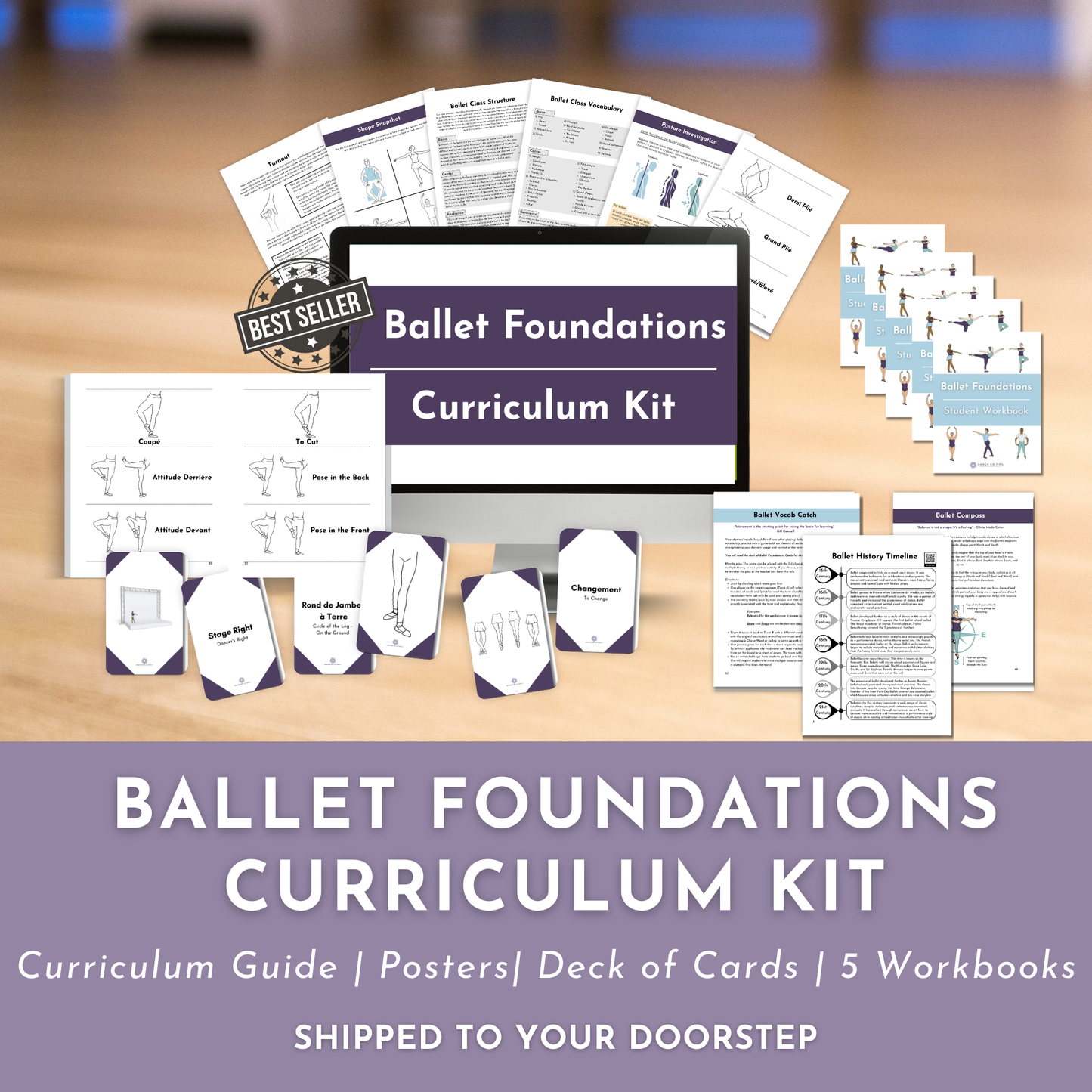 Ballet Foundations Curriculum Kit + 5 Student Workbooks