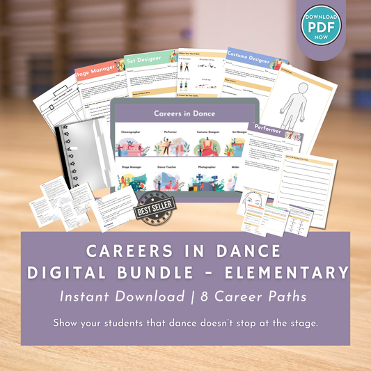 Careers in Dance Bundle for Elementary School