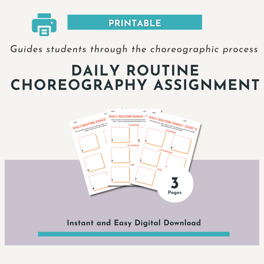 Daily Routine Choreo Assignment