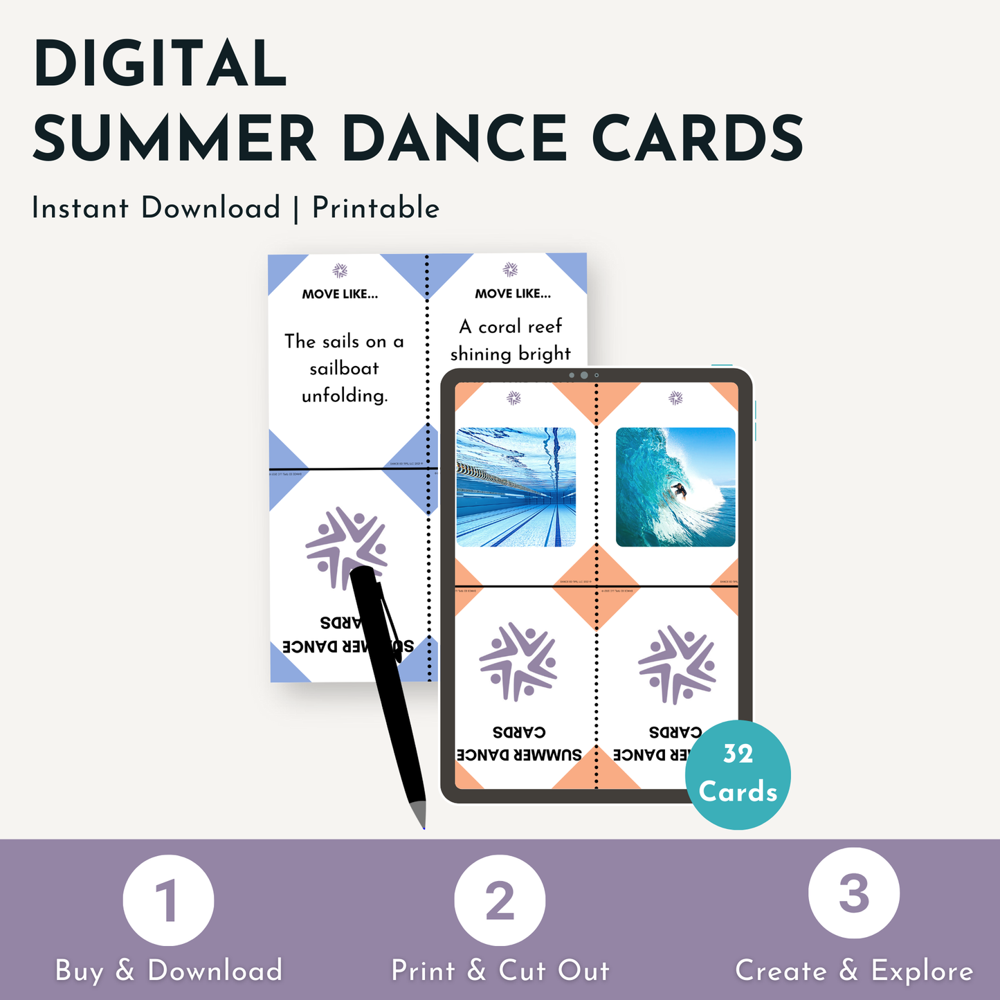 Summer Dance Cards