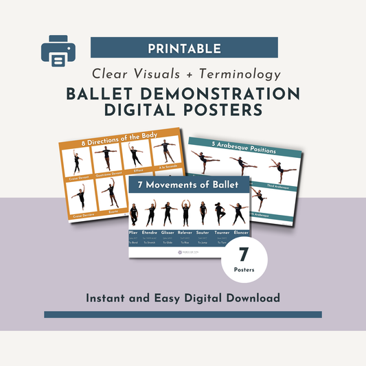 Ballet Demonstration Poster Bundle