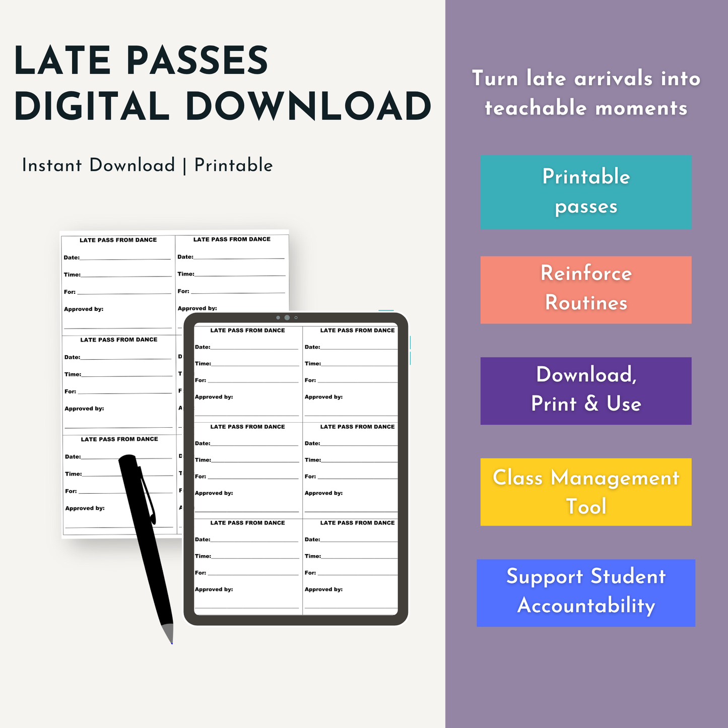 Late Passes