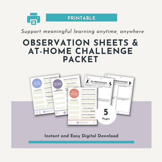 Observation Sheets & At-Home Challenge Packet