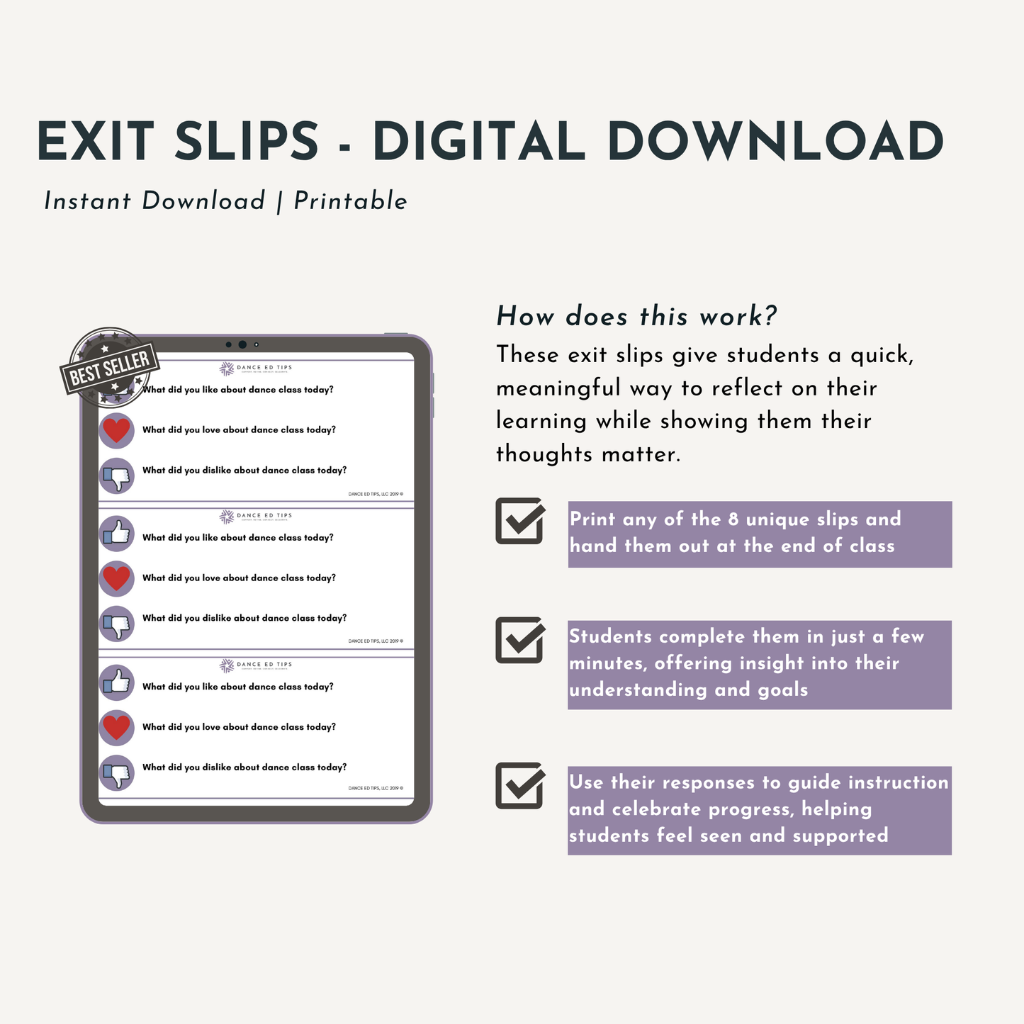 Exit Slips