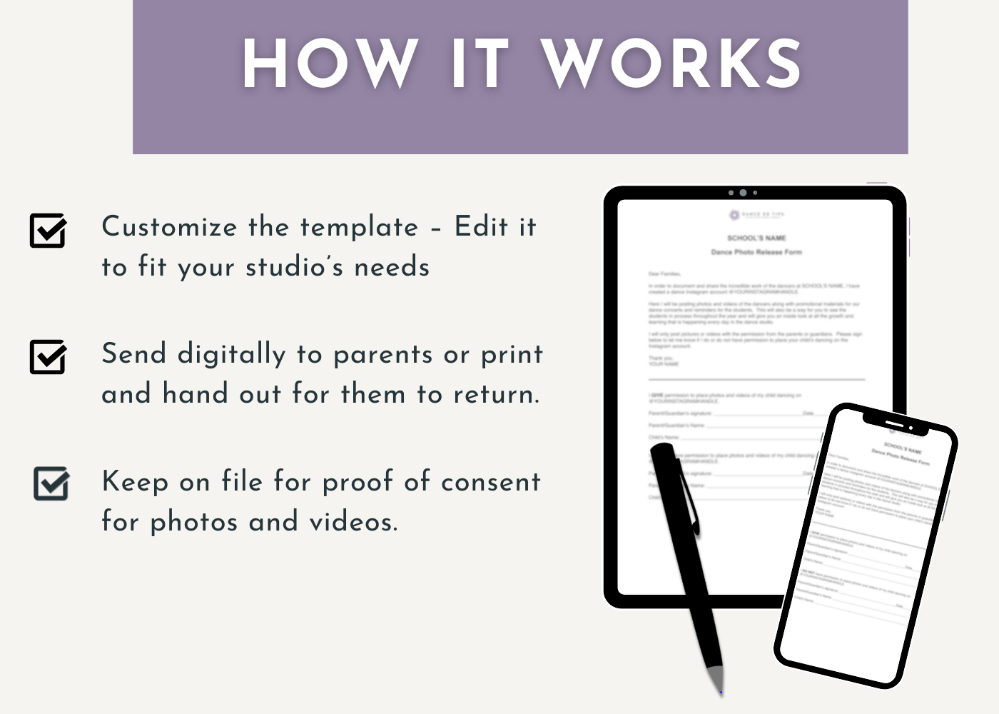 Photo Release Template
