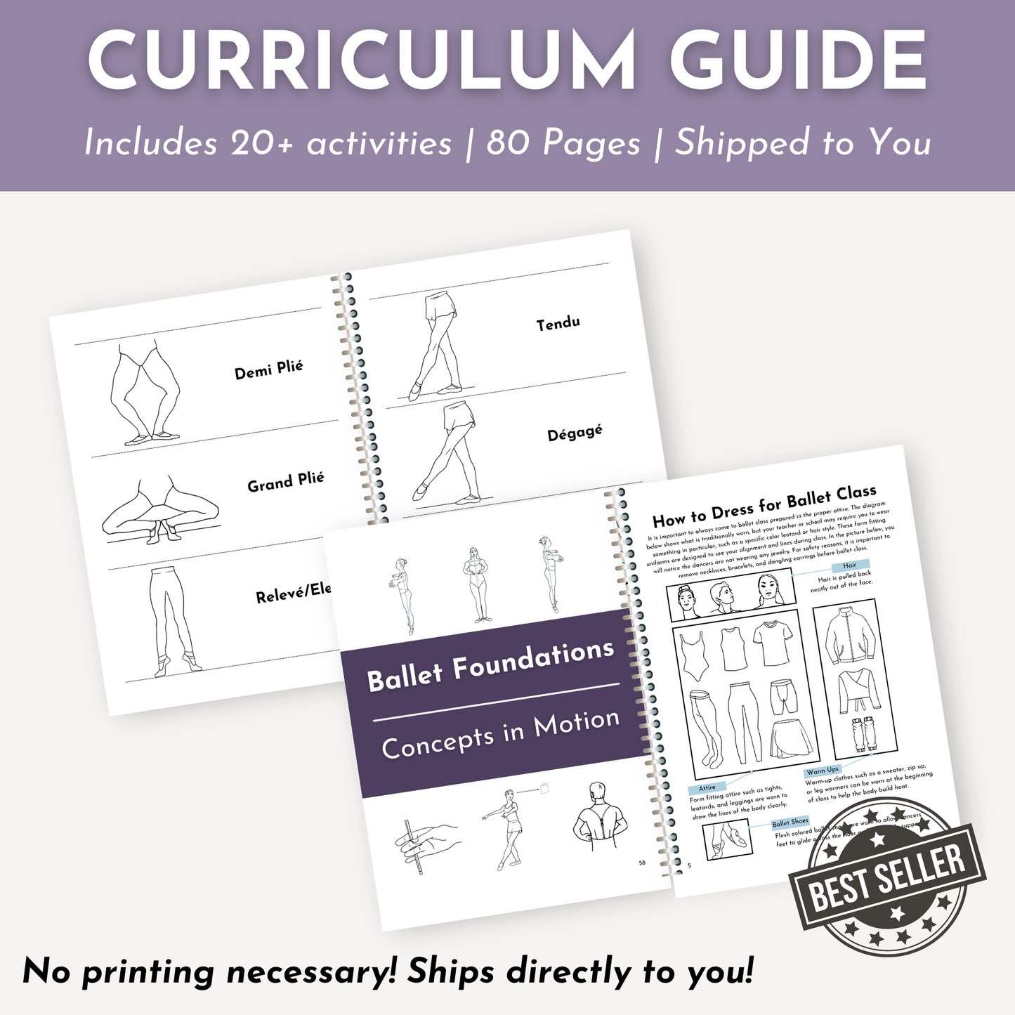 Ballet Foundations Curriculum Kit + 5 Student Workbooks