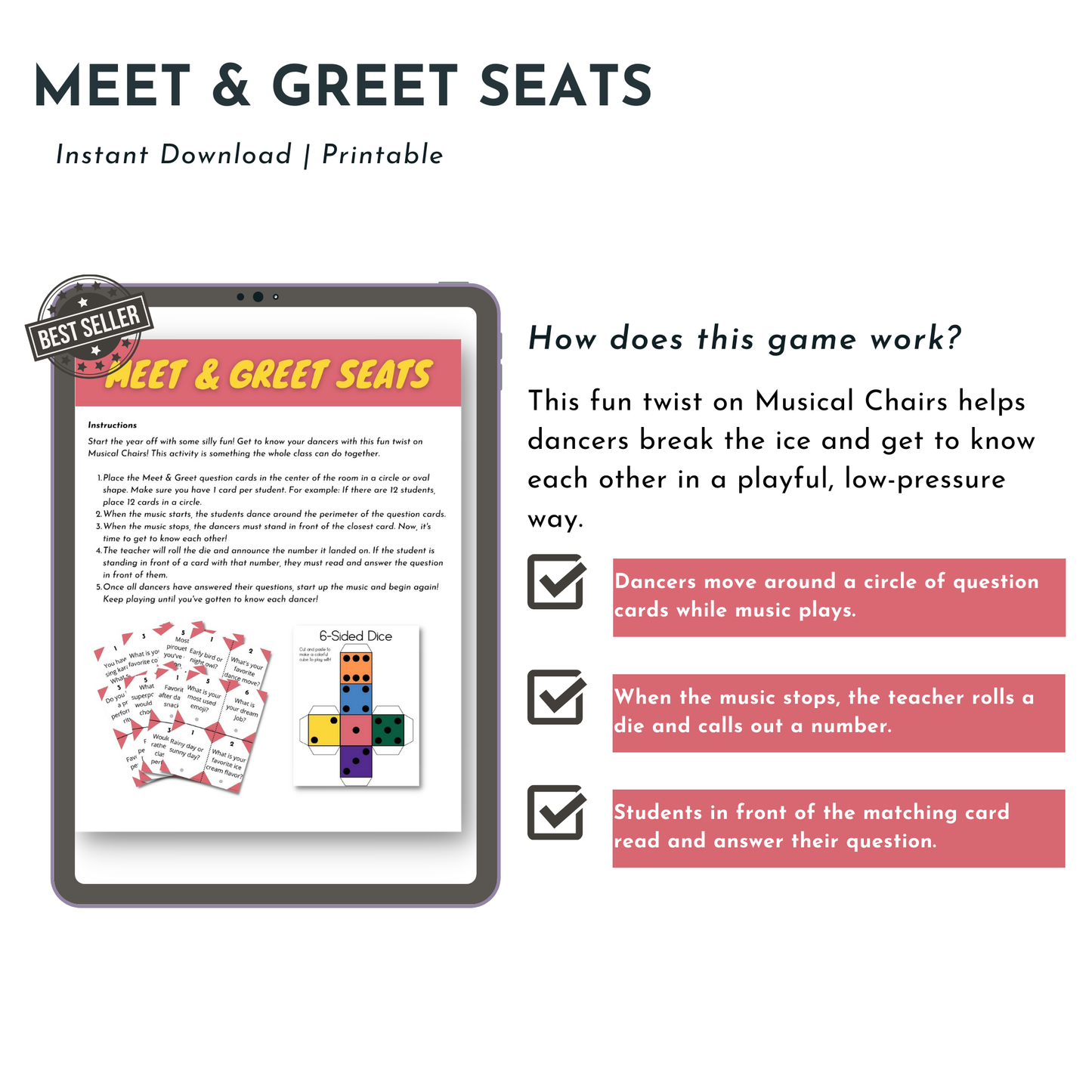 First Day Icebreaker Games Packet
