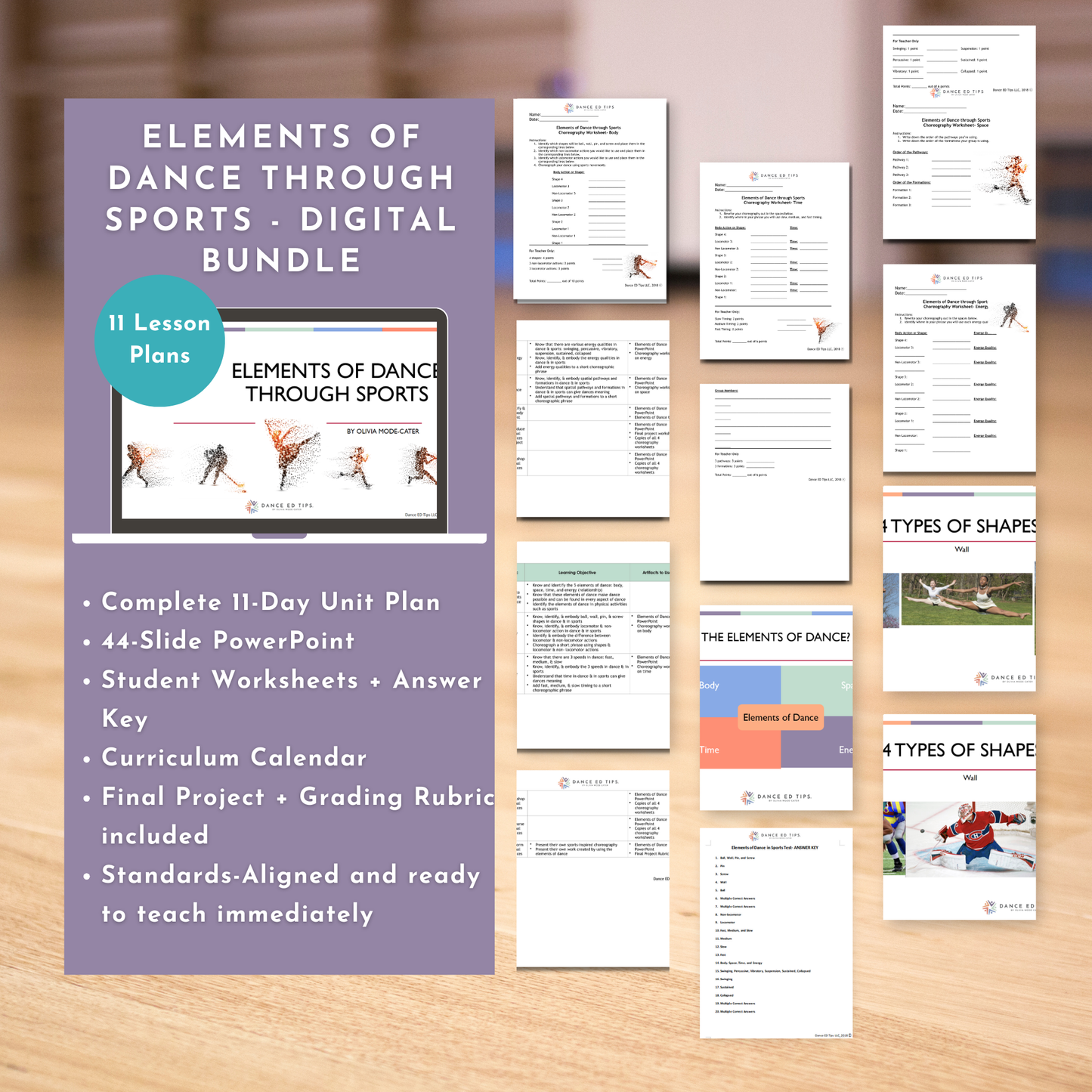 Elements of Dance through Sports: Grades 6-12