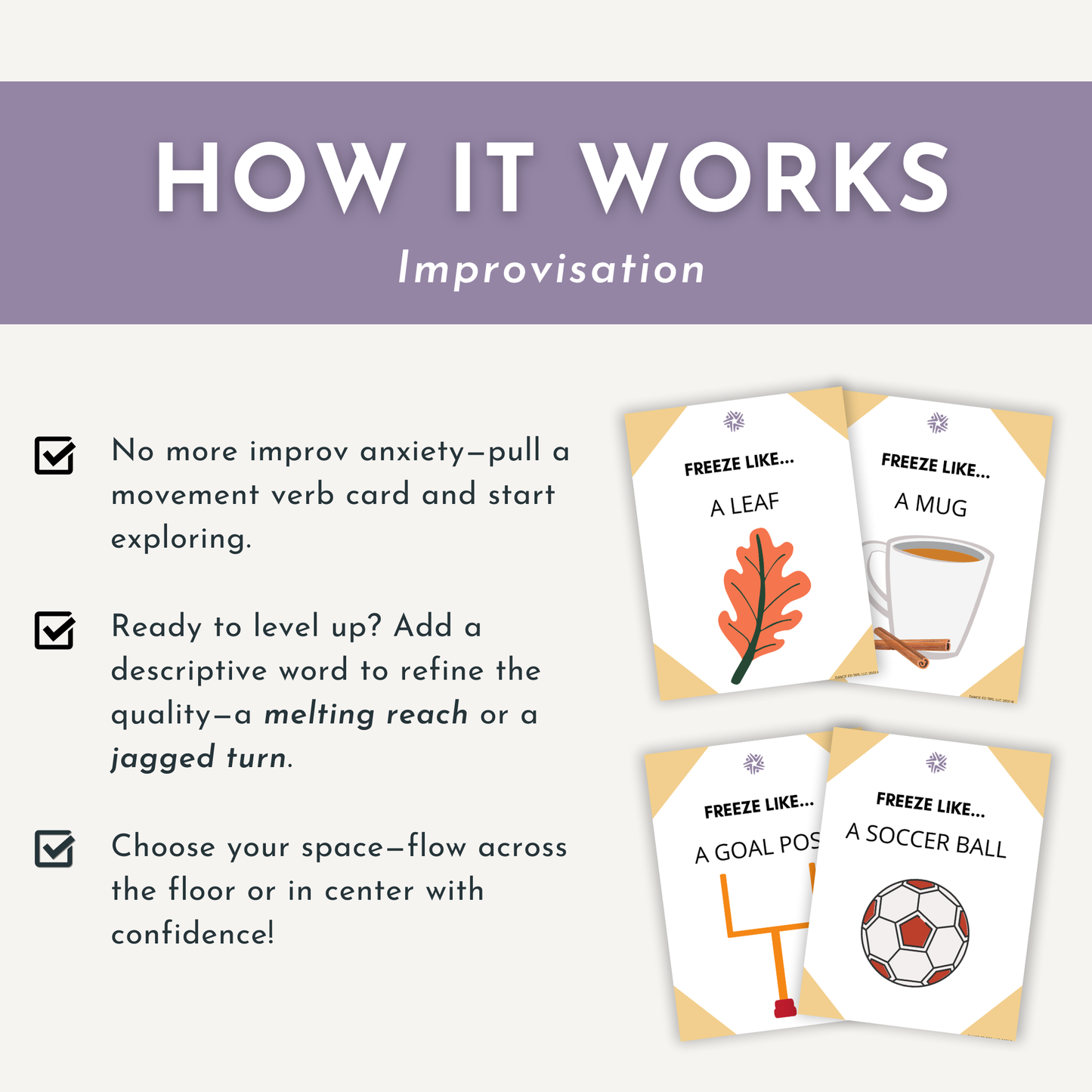 Fall Freeze Dance Cards