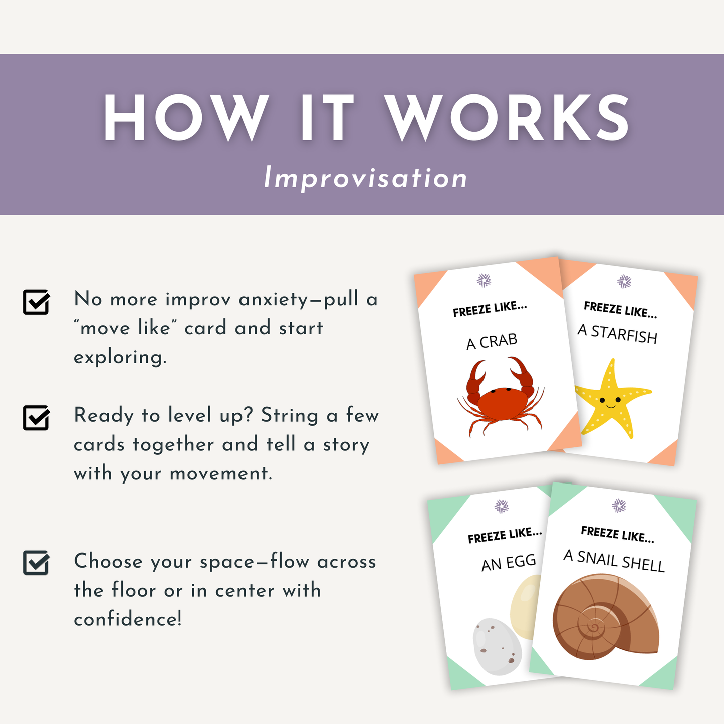 Seasonal Freeze Dance Cards Bundle