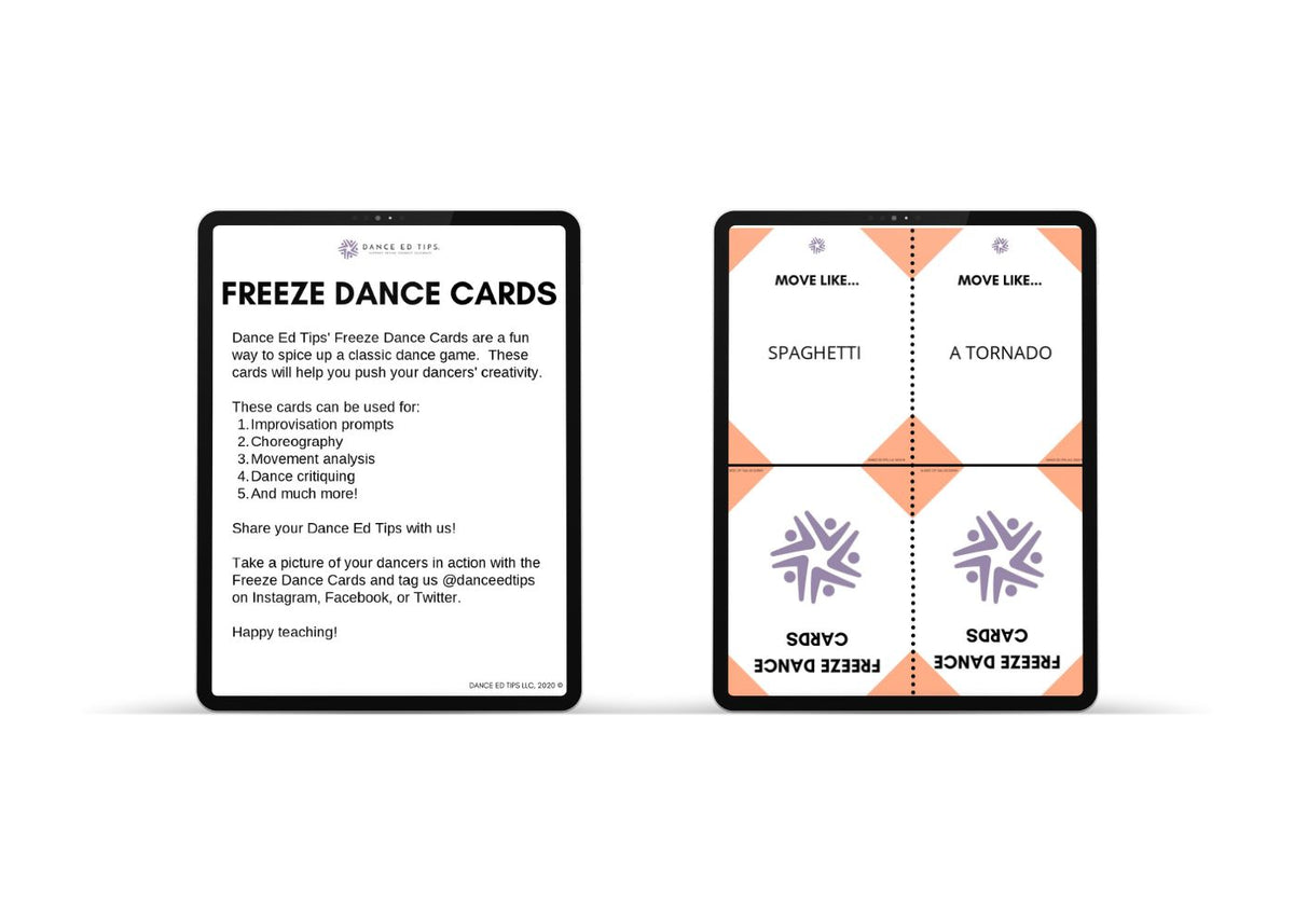 Freeze Dance Cards
