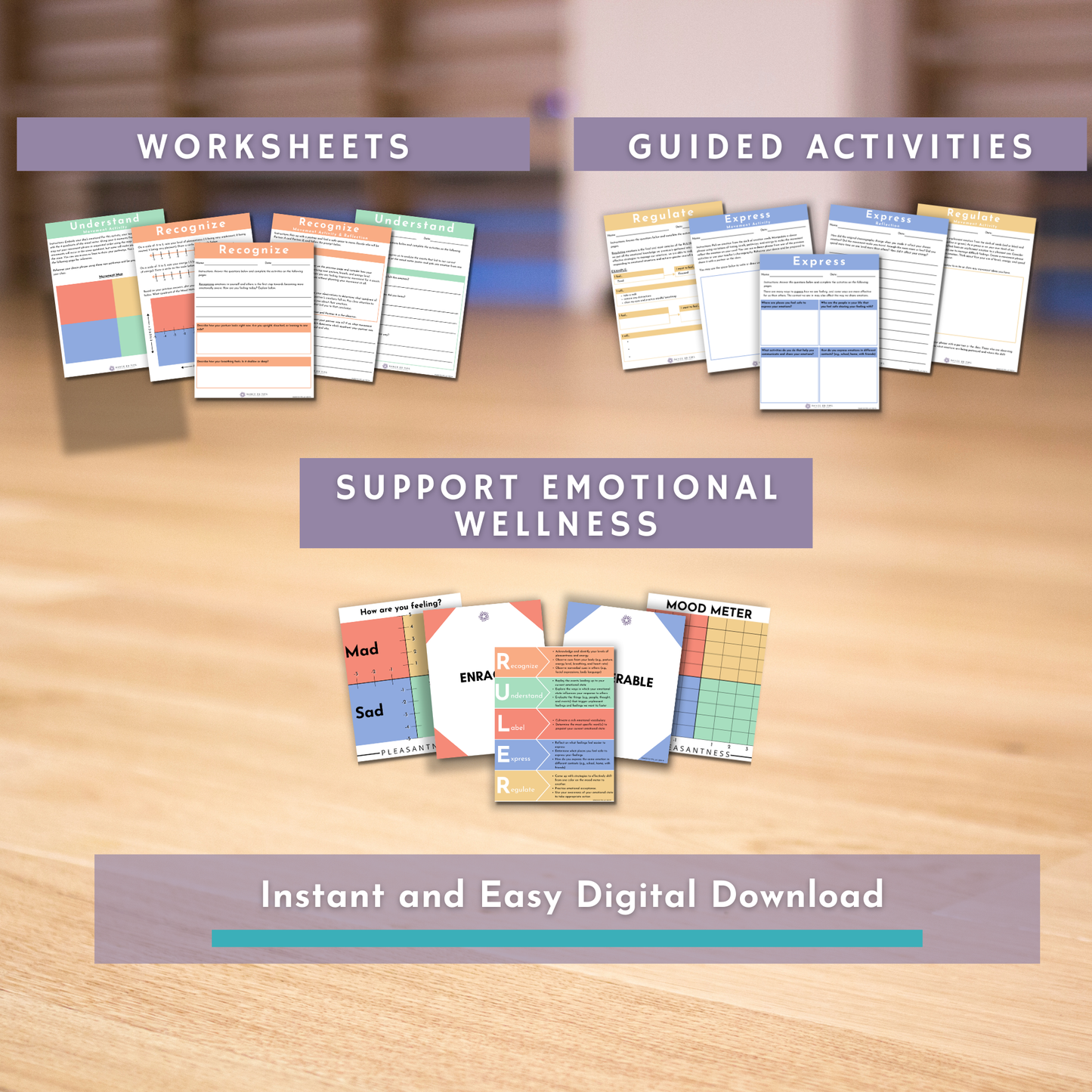 Emotional Wellness Bundle for Middle/High School