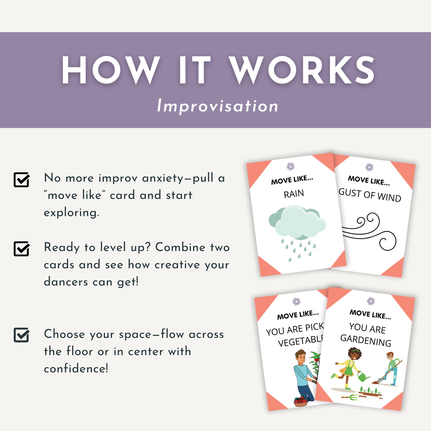 Spring Freeze Dance Cards