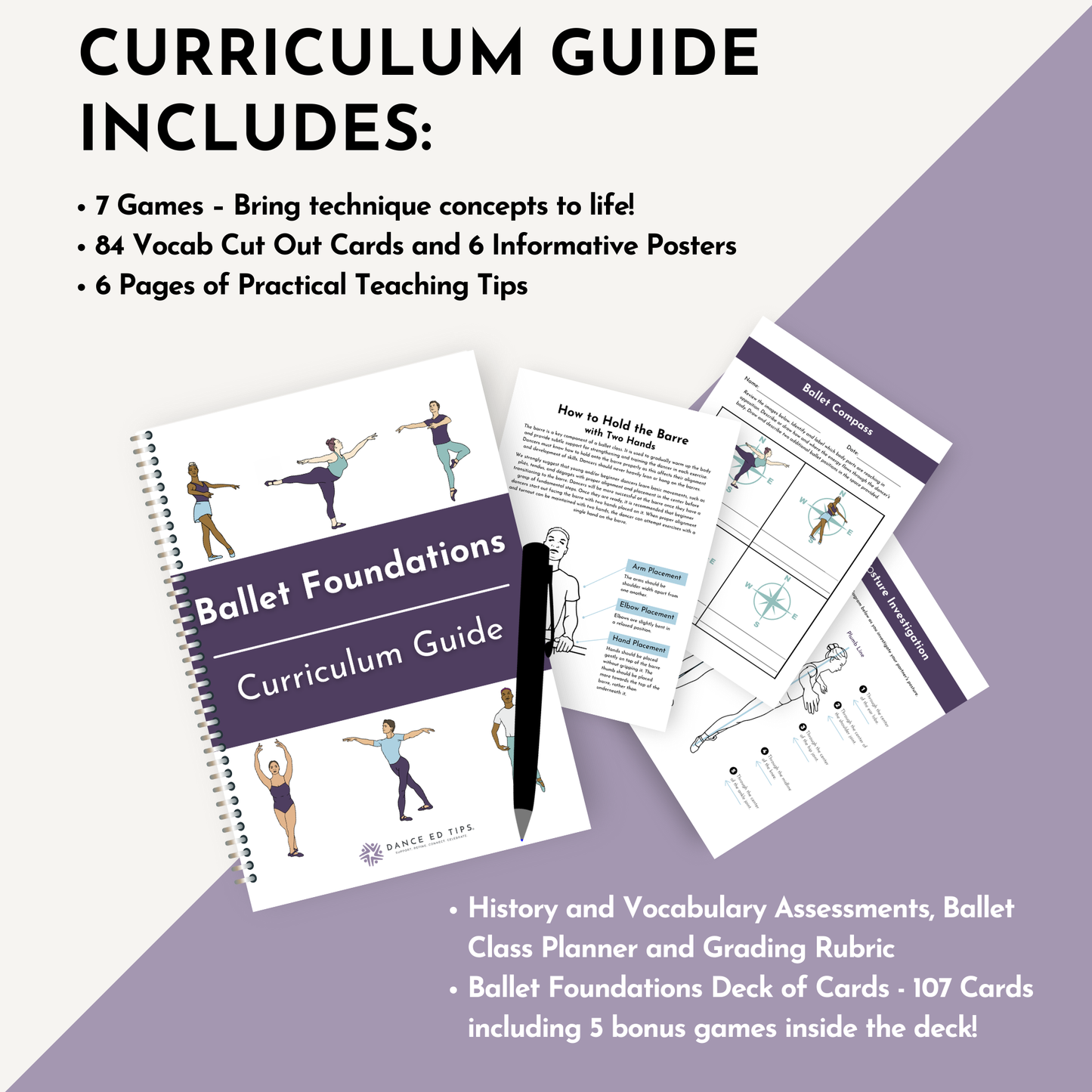 Ballet Foundations Curriculum Kit + 5 Student Workbooks