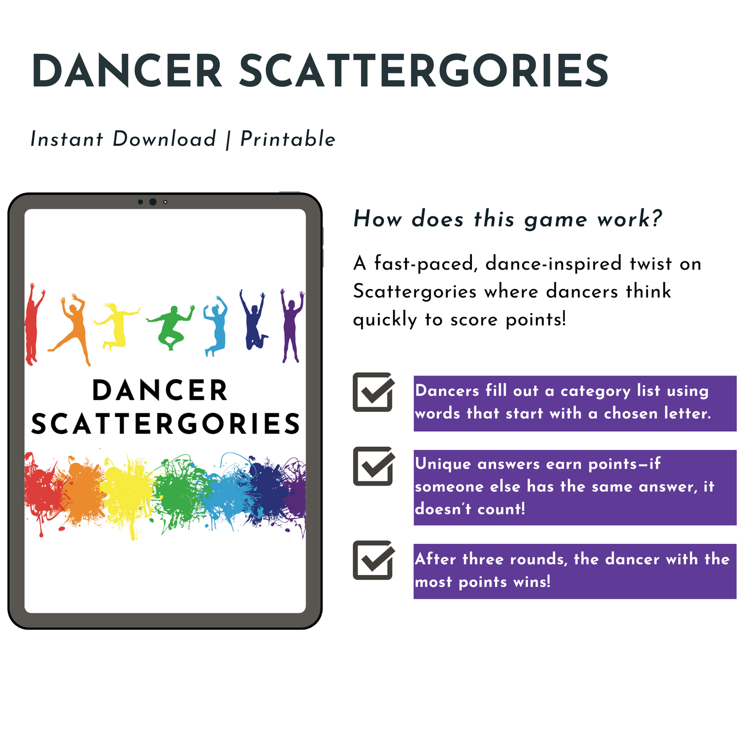Online Dance Games for Zoom