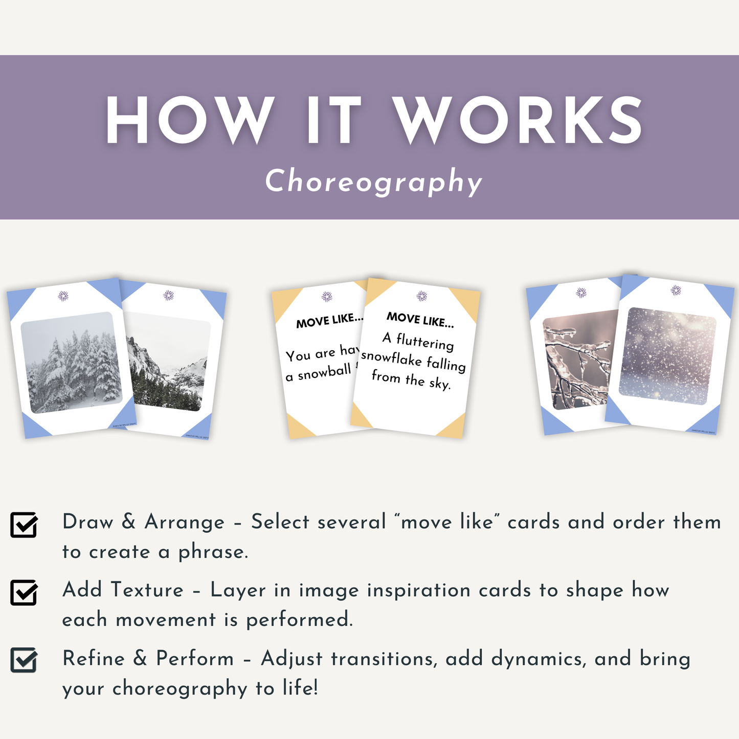 Winter Dance Cards