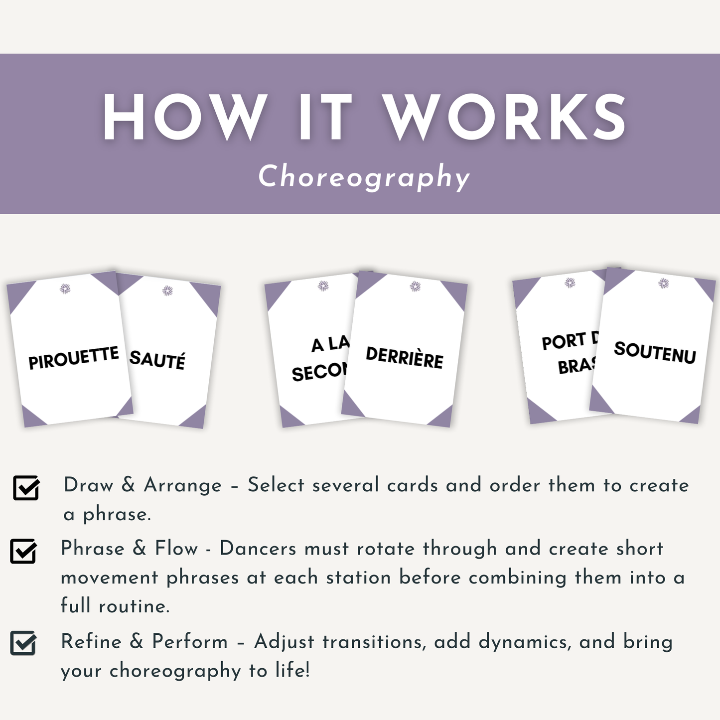 Ballet Vocab Cards
