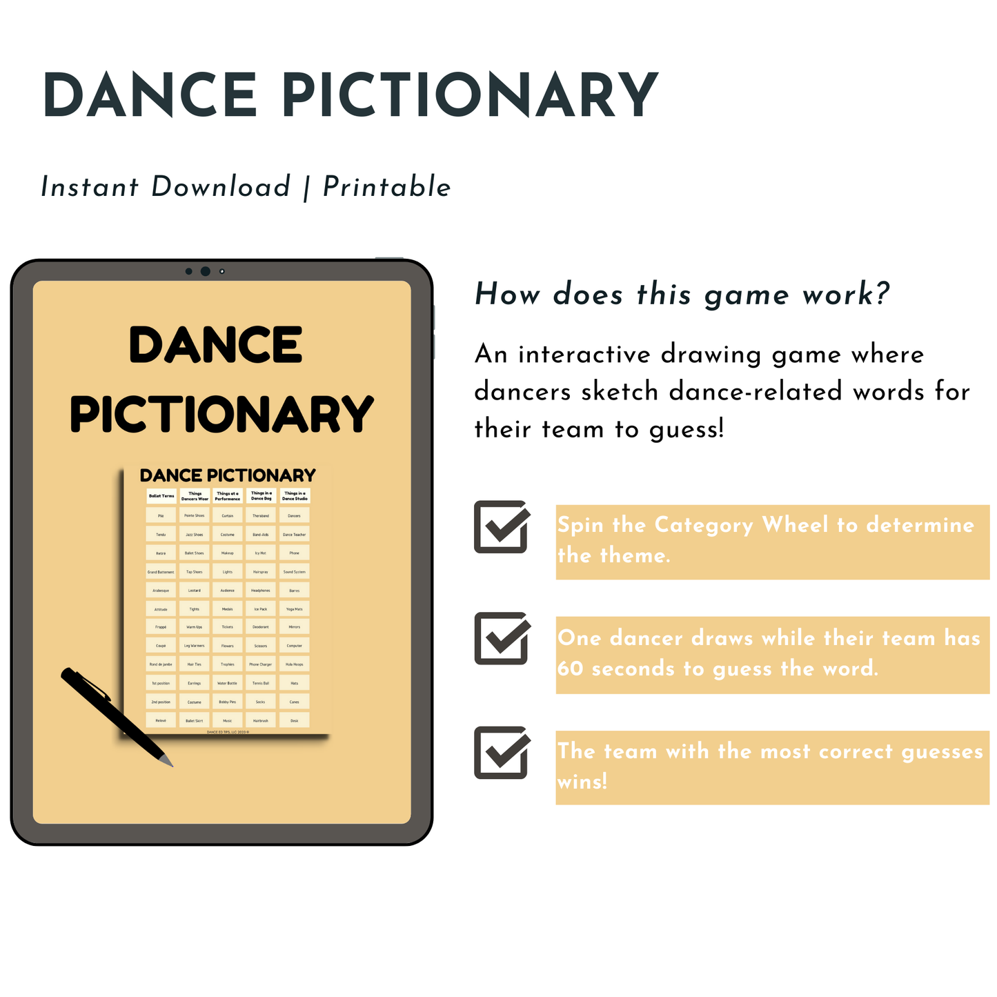Online Dance Games for Zoom