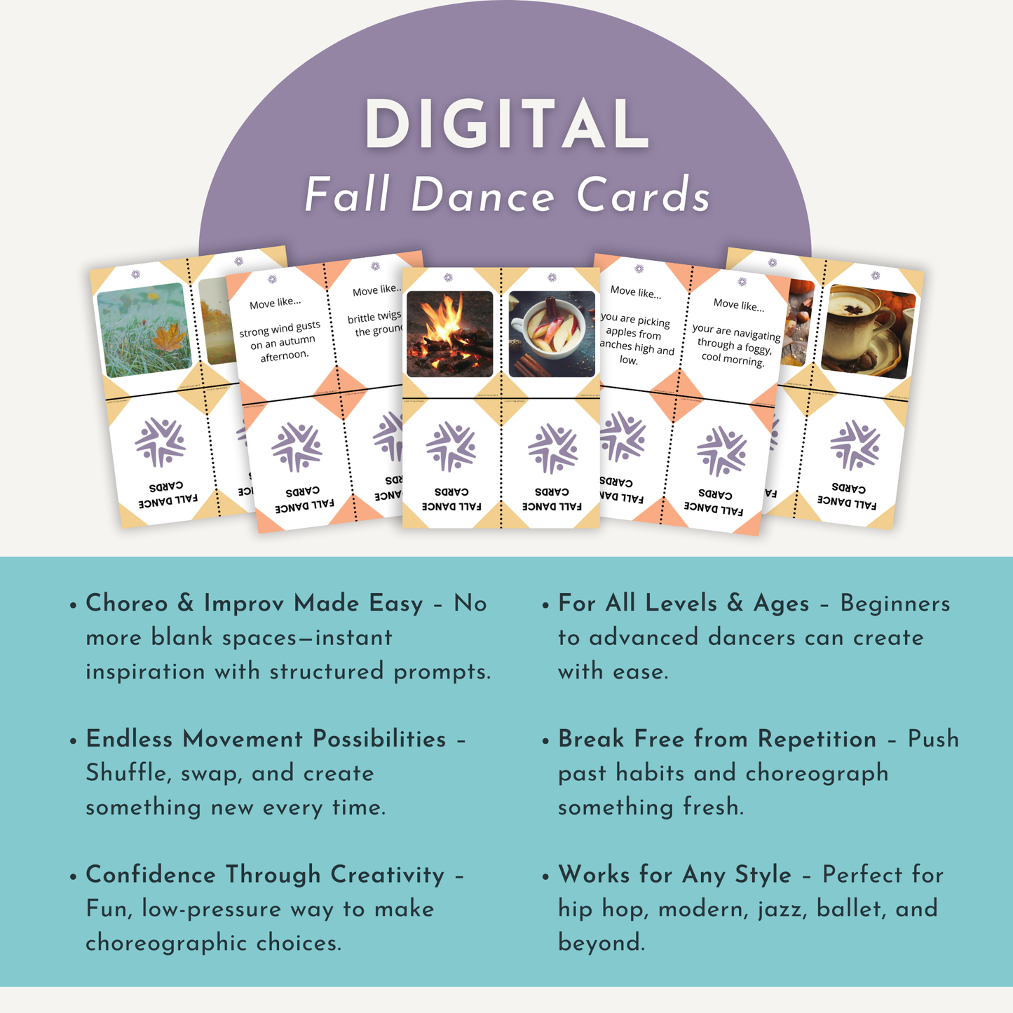 Fall Dance Cards