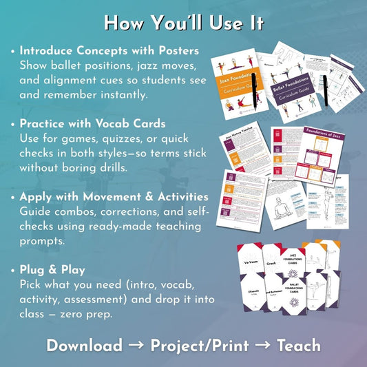 Jazz & Ballet Foundations Kit Digital Bundle