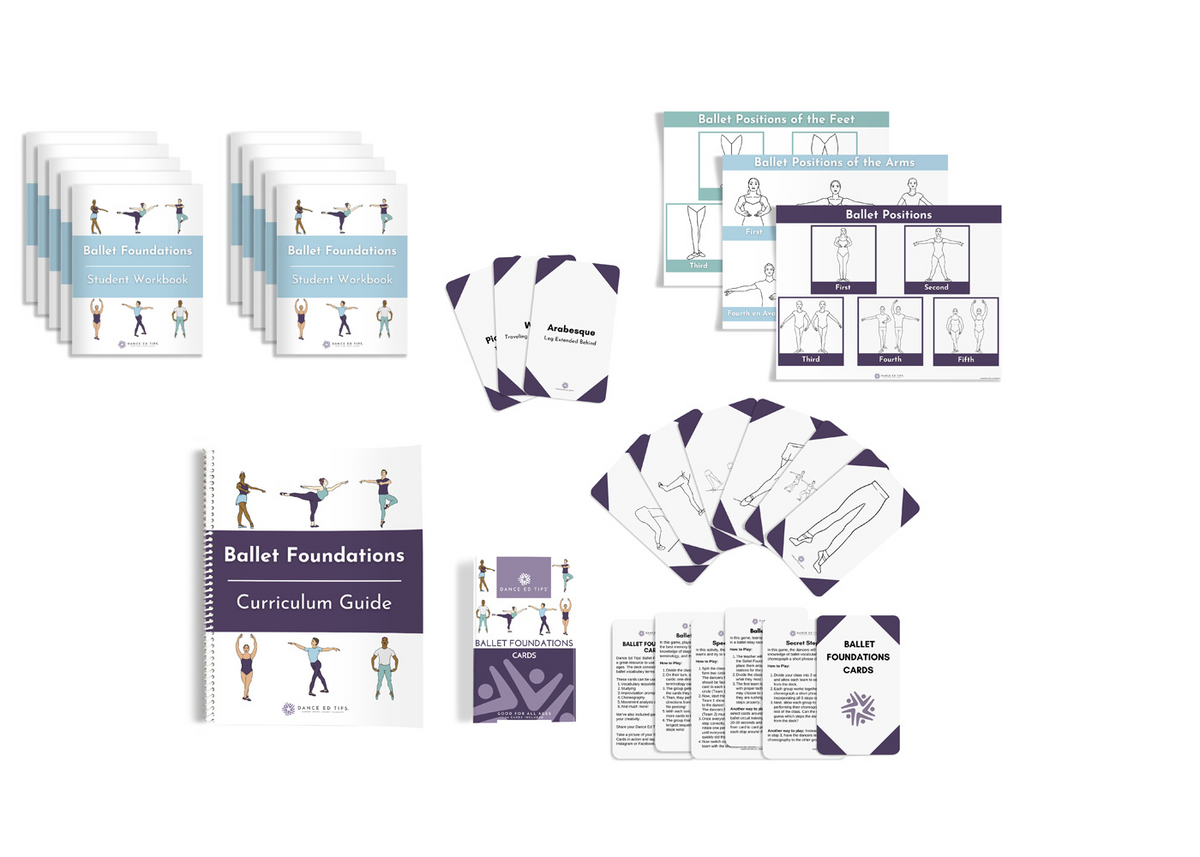Ballet Foundations Curriculum Kit + 10 Student Workbooks