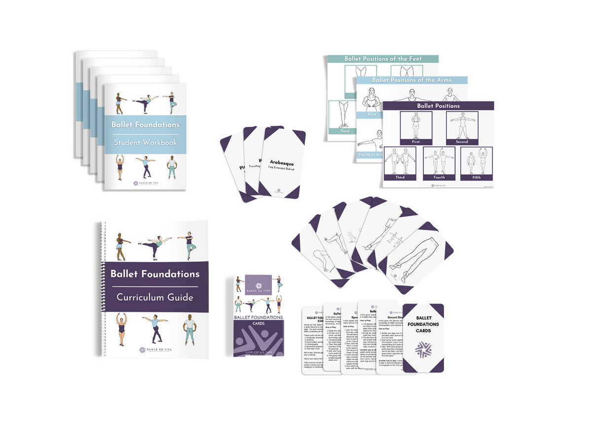 Ballet Foundations Curriculum Kit + 5 Student Workbooks
