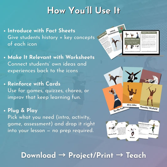 Modern Dance Icon Bundle