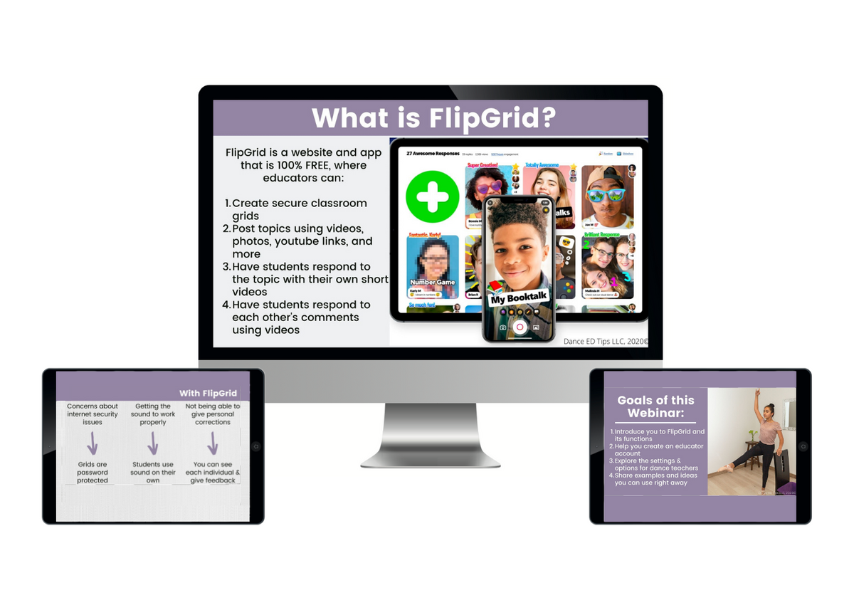 FlipGrid for Dance Teachers Webinar Replay &amp; Slides