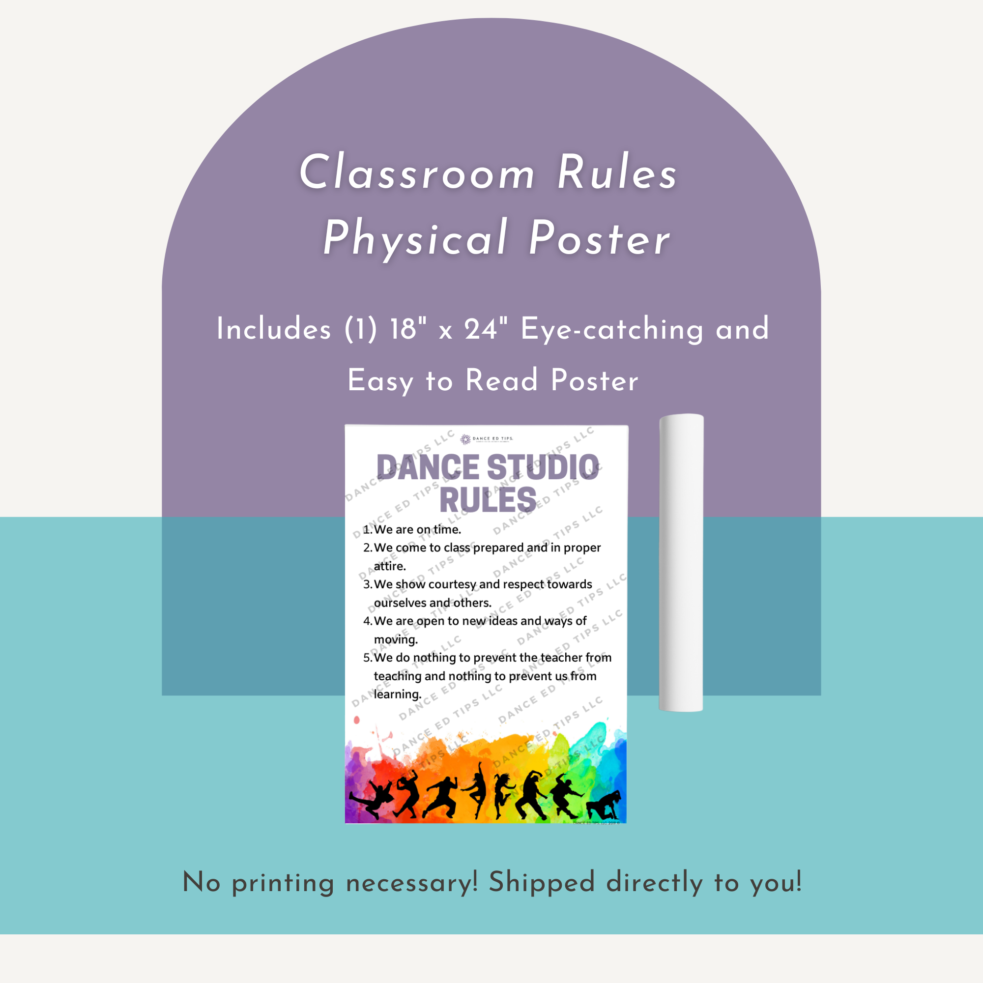 Classroom Rules Poster – Dance Ed Tips