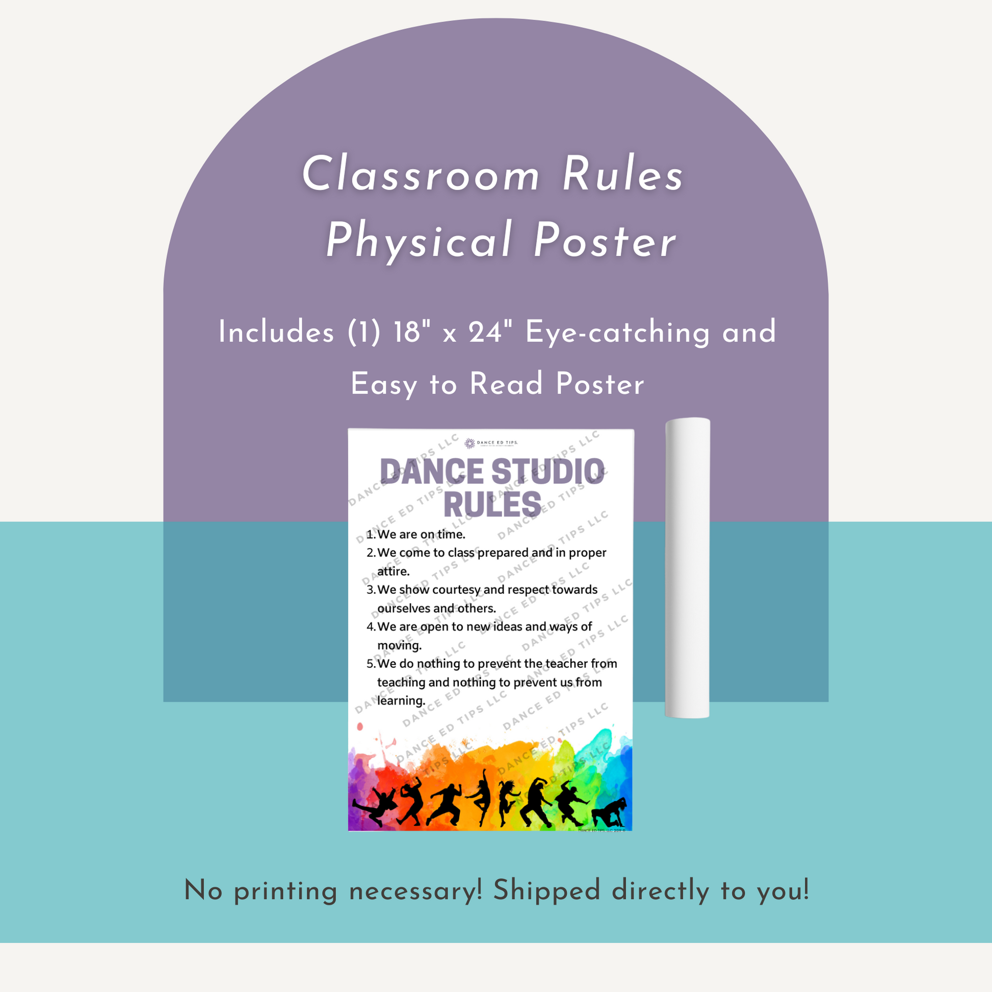 Classroom Rules Poster – Dance Ed Tips