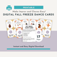 Fall Freeze Dance Cards