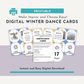 Winter Dance Cards
