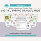 Spring Dance Cards