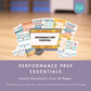 Performance Prep Essentials Bundle