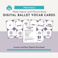 Ballet Vocab Cards