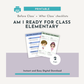 Am I Ready for Class Posters for Elementary School