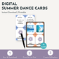 Summer Dance Cards