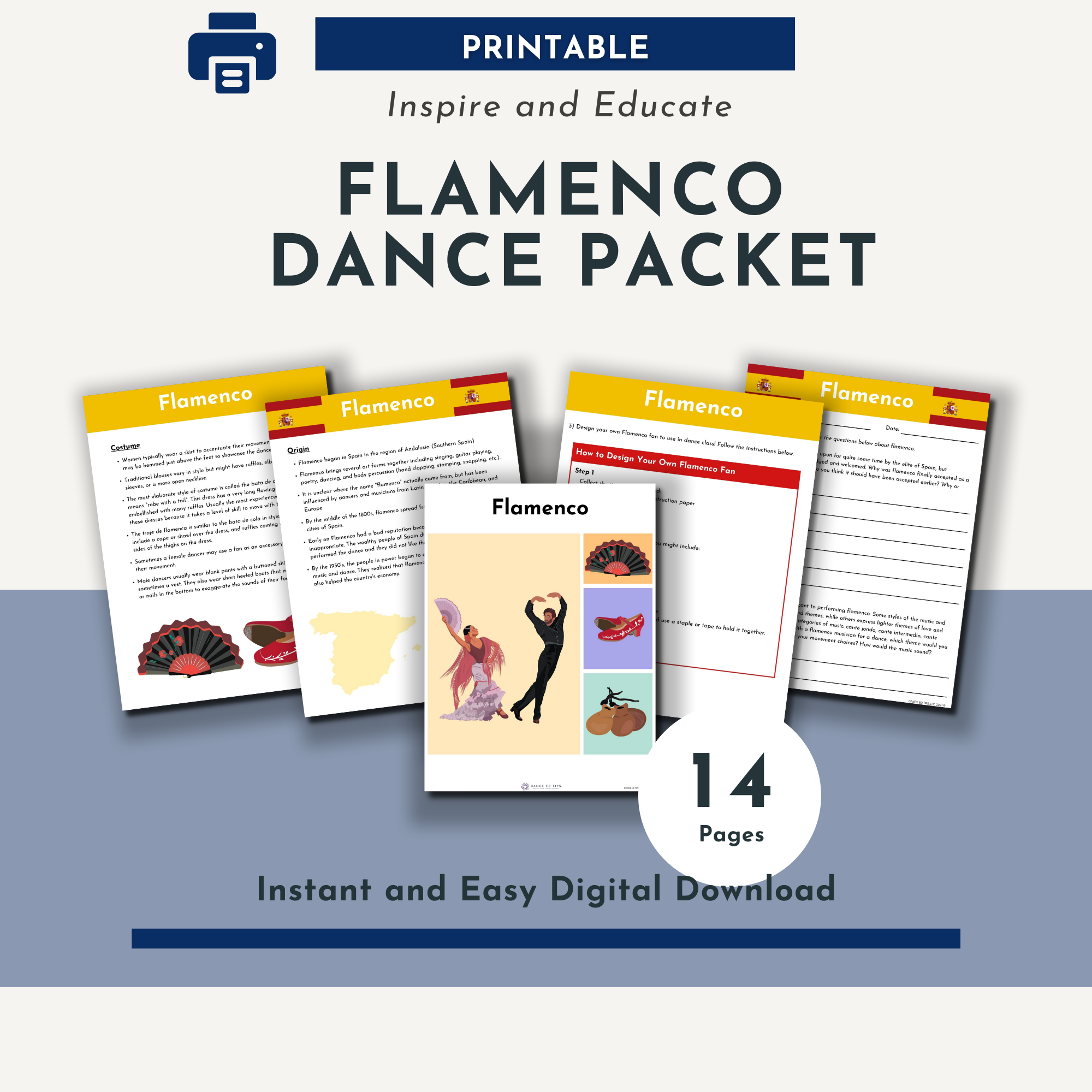 Flamenco Dance Packet – Dance Ed Tips