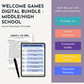 Welcome Games Bundle for Middle/High School