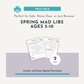 Spring Mad Libs Ages 5-10
