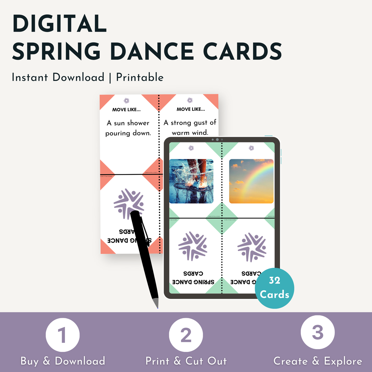 Spring Dance Cards