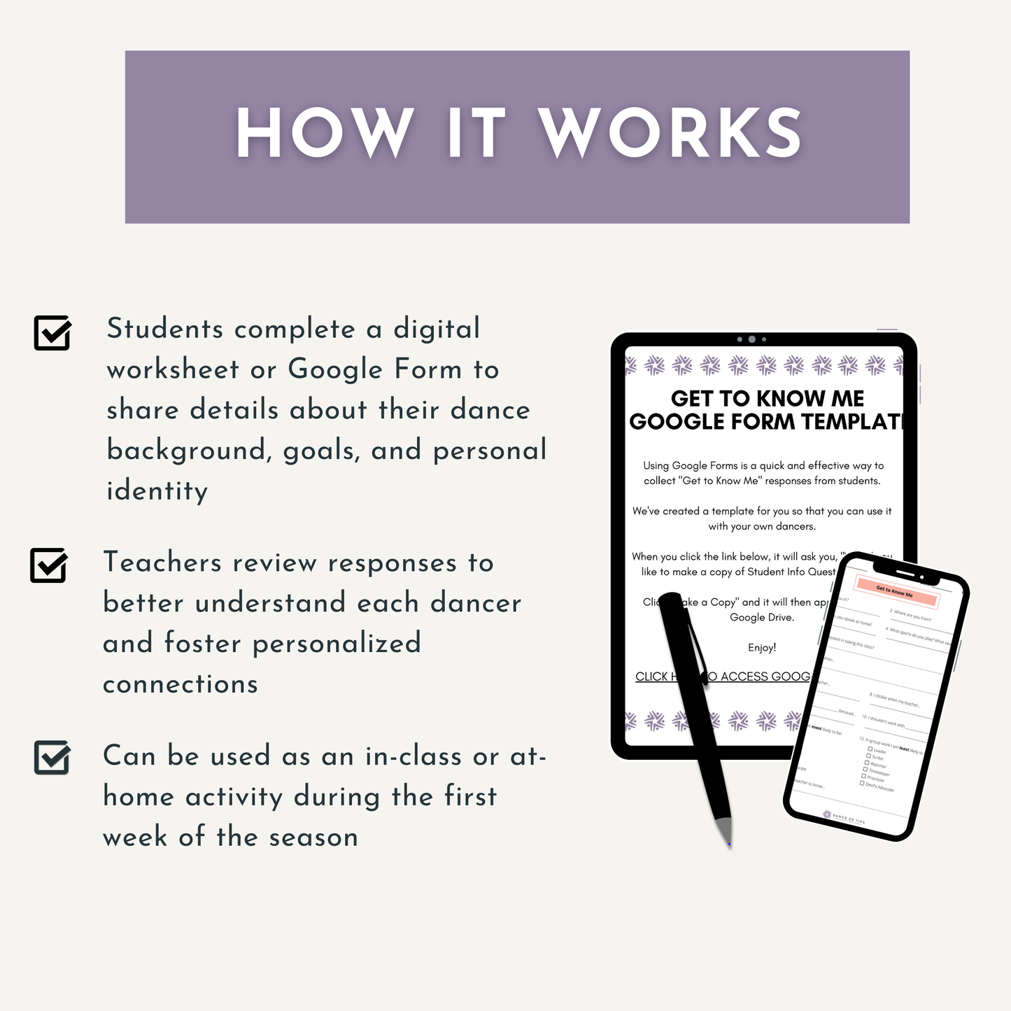 Get to Know Me Worksheet for Middle and High School