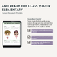 Am I Ready for Class Posters for Elementary School