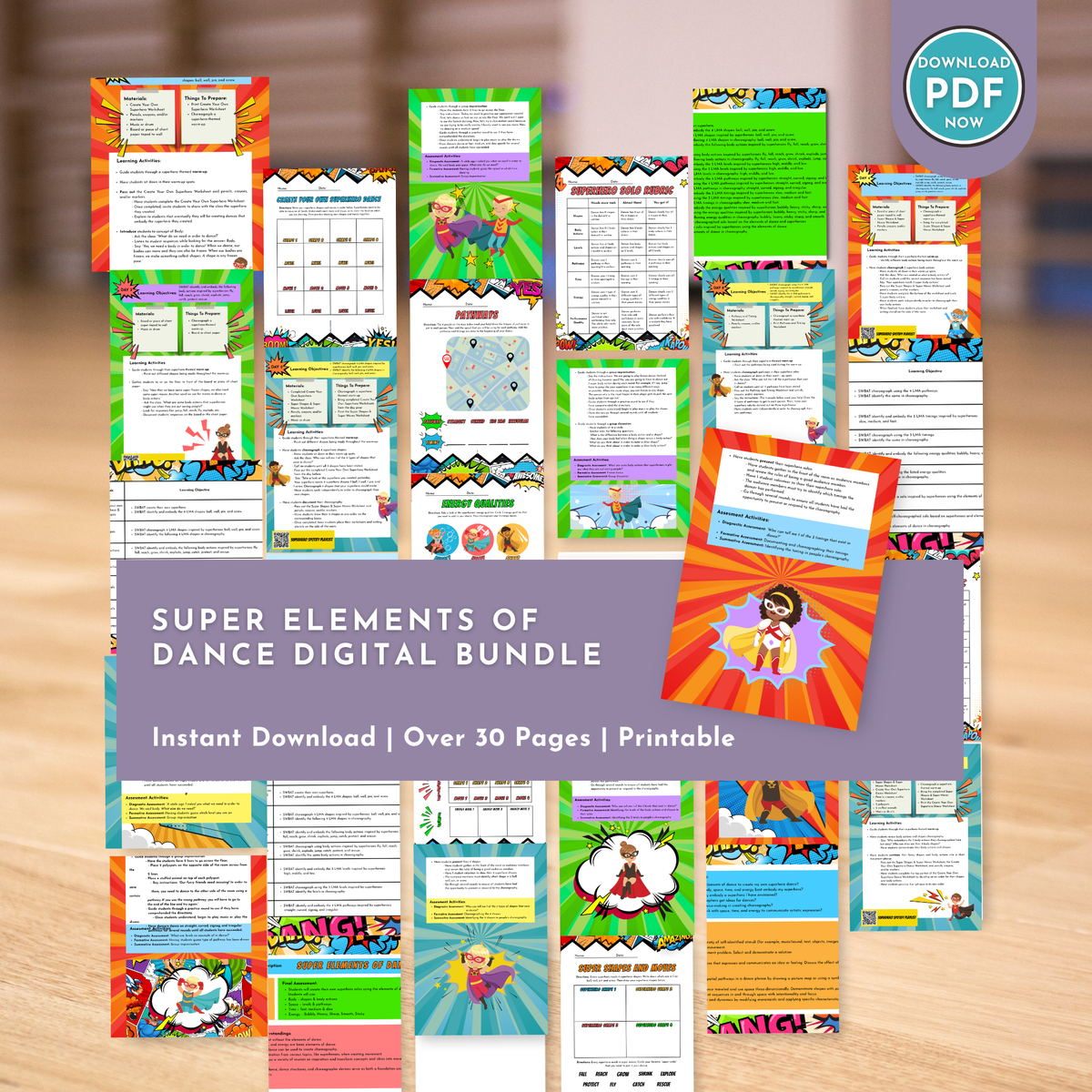 Dance Worksheets.pdf Elements Of Dance Worksheet