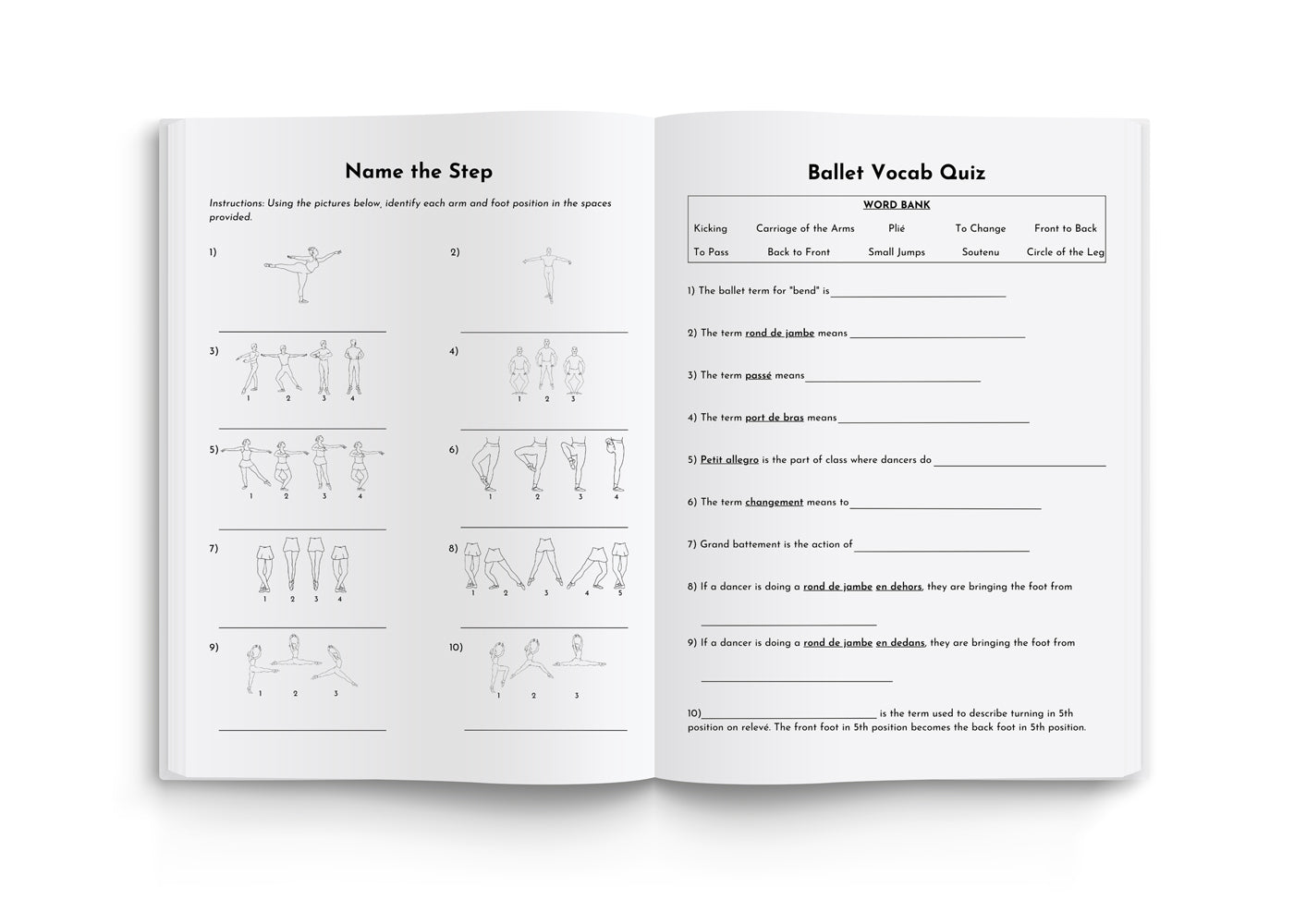 Ballet Foundations Student Workbook Bundle of 5