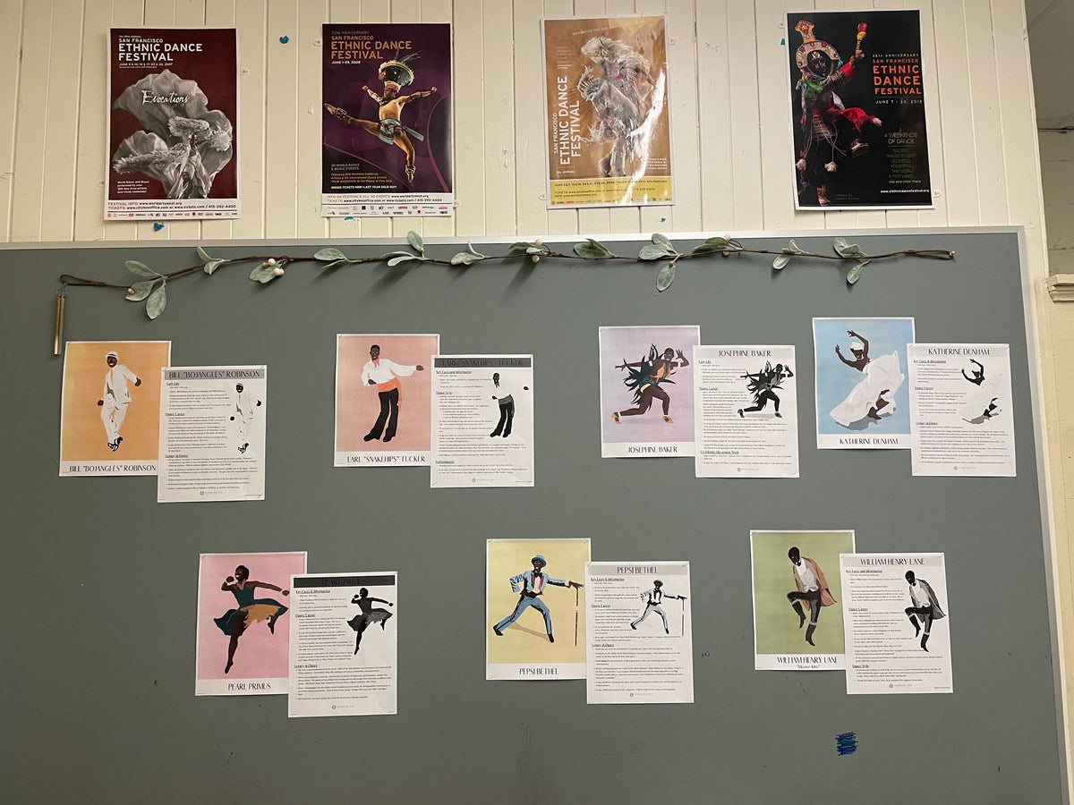 Black Dance Icons Bundle